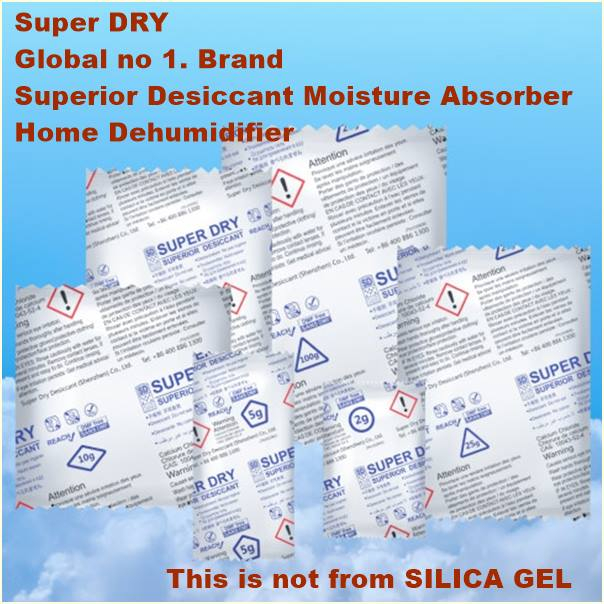 SUPER DRY Superior Desiccant Moisture Absorber Home Dehumidifier 140g