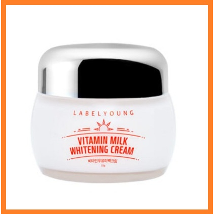 LABEL Label Young Shocking Vitamin Milk Whitening Cream 55g facial