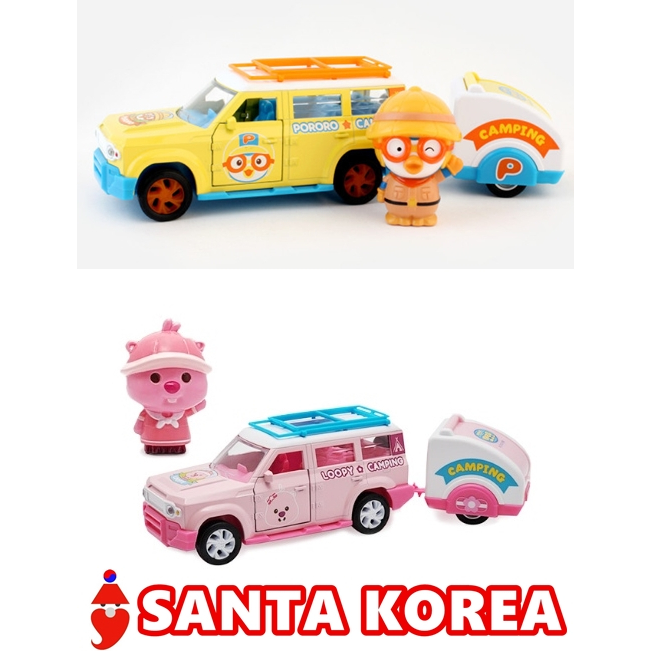 Mini-voiture Métal Diecast KAMI X PORORO - Chariot élévateur (Forklift) - Pull-back Action - 2024 - Pour Enfants 3-4 Ans