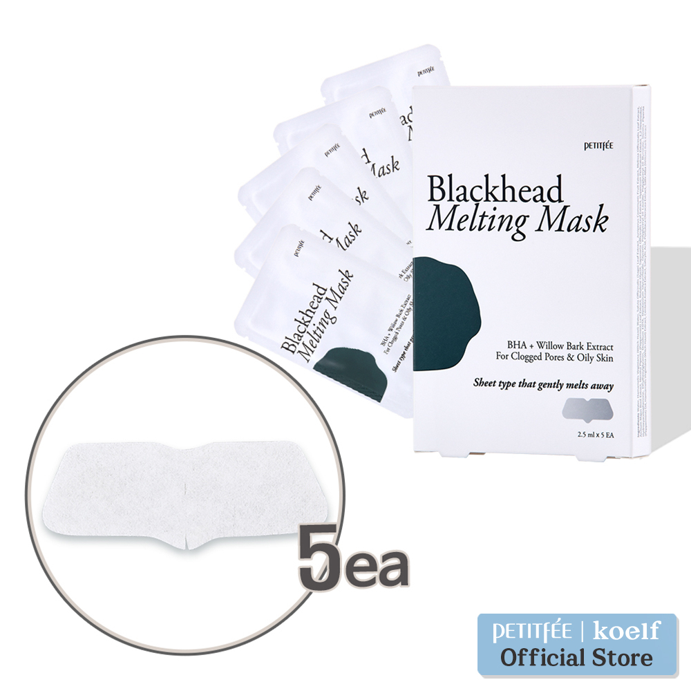 [Petitfee Official] Petitfee Blackhead Melting Mask (1 Set x 5 Pcs ...