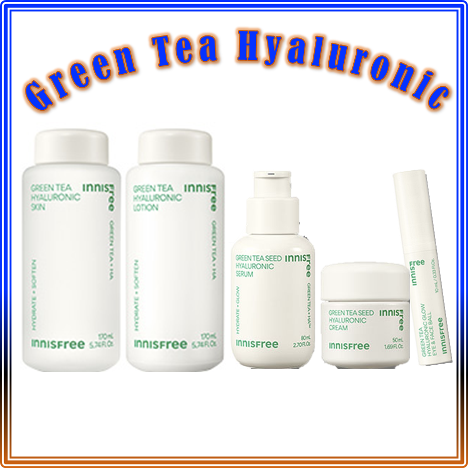 innisfree Green Tea Hyaluronic (Lotion / Skin , Seed Eye&Face Ball
