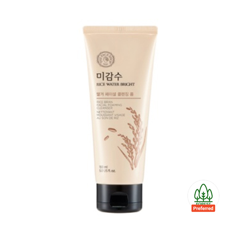 [The Face Shop]Rice Water Bright Facial Rice Bran Cleansing Foam 150ml