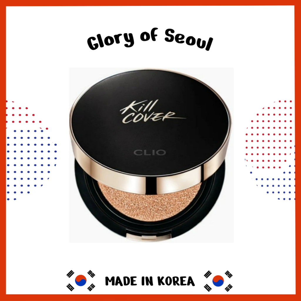 [CLIO] Kill Cover Fixer Cushion Set (+Refill) 15g (4 Color) | Shopee ...