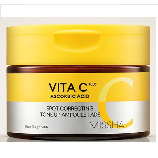 Missha Vita C Plus Ascorbic Acid Skin Clearing Pads 135ml (60 Sheets