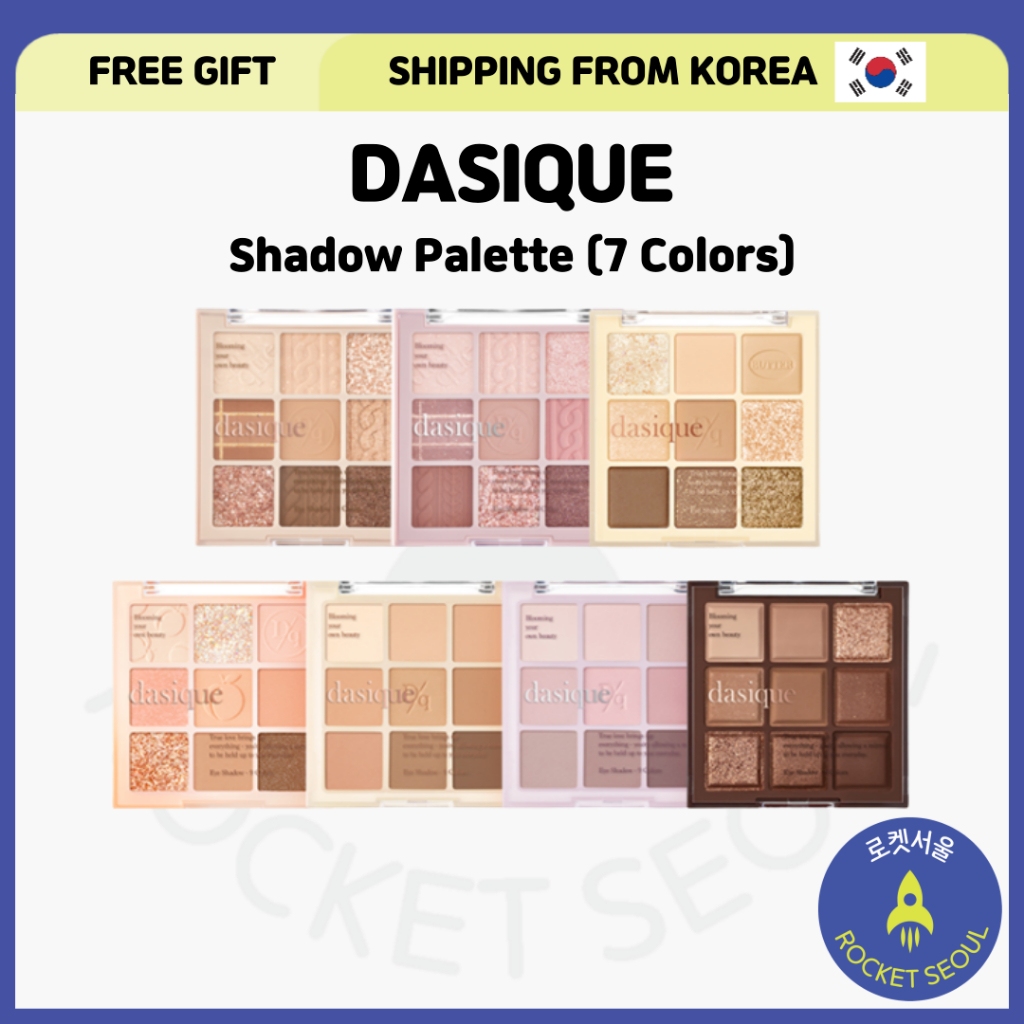 Dasique Shadow Palette 9 Colors 7g 02 Rose Petal