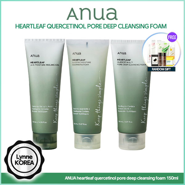 ANUA Heartleaf Quercetinol Pore Deep Cleansing Foam 150ml / Peeling Gel Shopee Malaysia