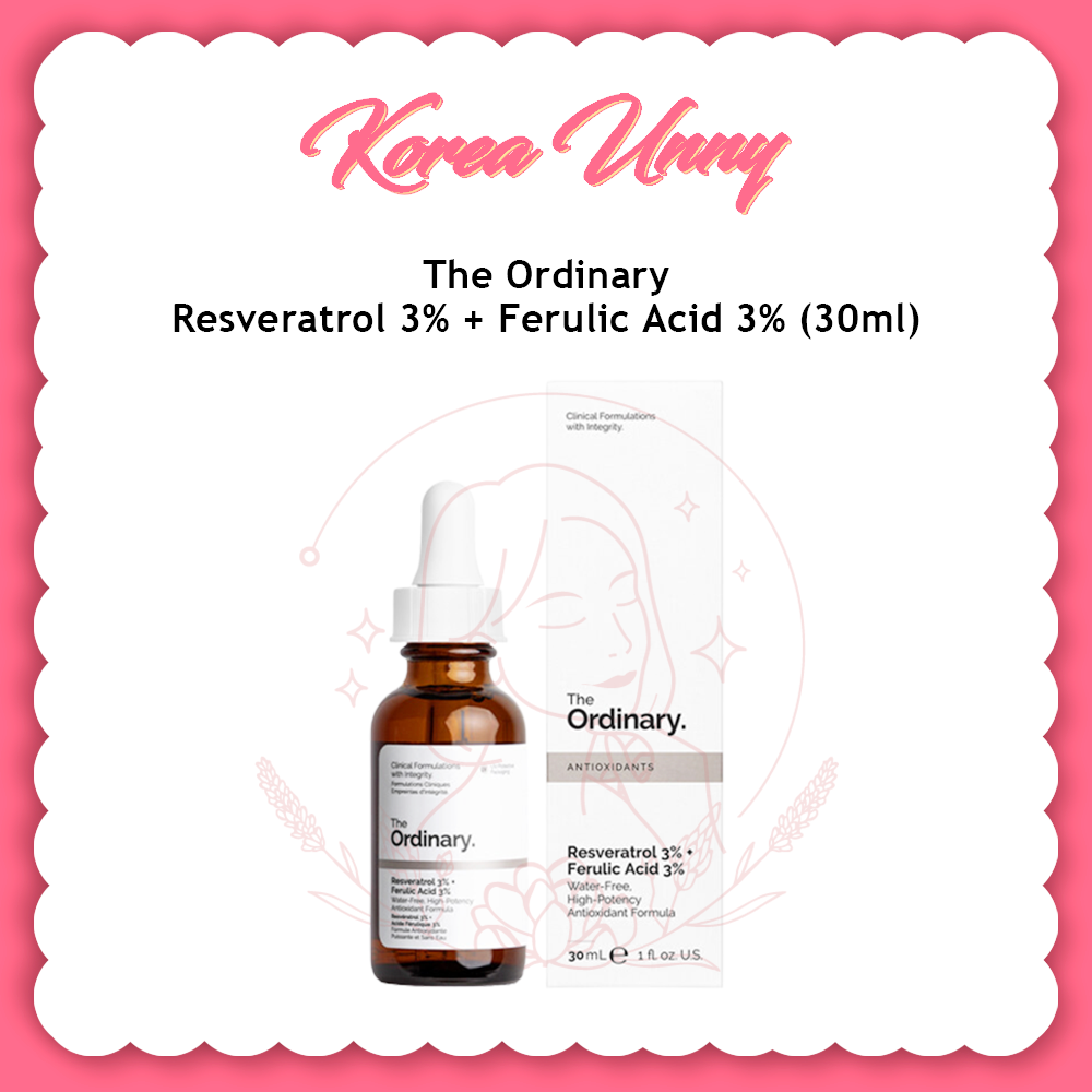 The Ordinary Resveratrol 3+Ferulic Acid 3 30ml Shopee Malaysia