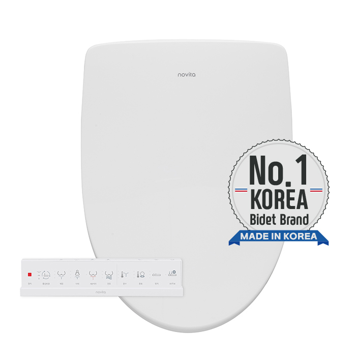 NOVITA BDE510H0 Bidet Seat Toilet Cover Korean Premium Smart Washlet
