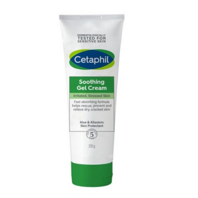 Cetaphil Soothing Gel Cream 226g with Aloe for irritated, Stressed Skin