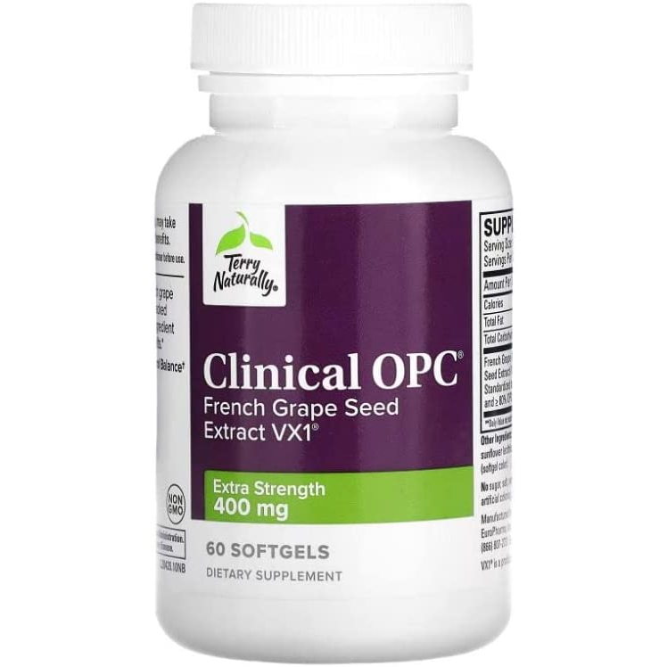 Terry Naturally Clinical OPC Extra Strength - 60 Softgels - French ...