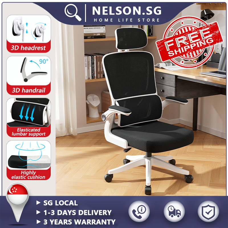 R2 NELSON Office Computer Ergonomic R2 Desk Breathable Mesh Chair High ...