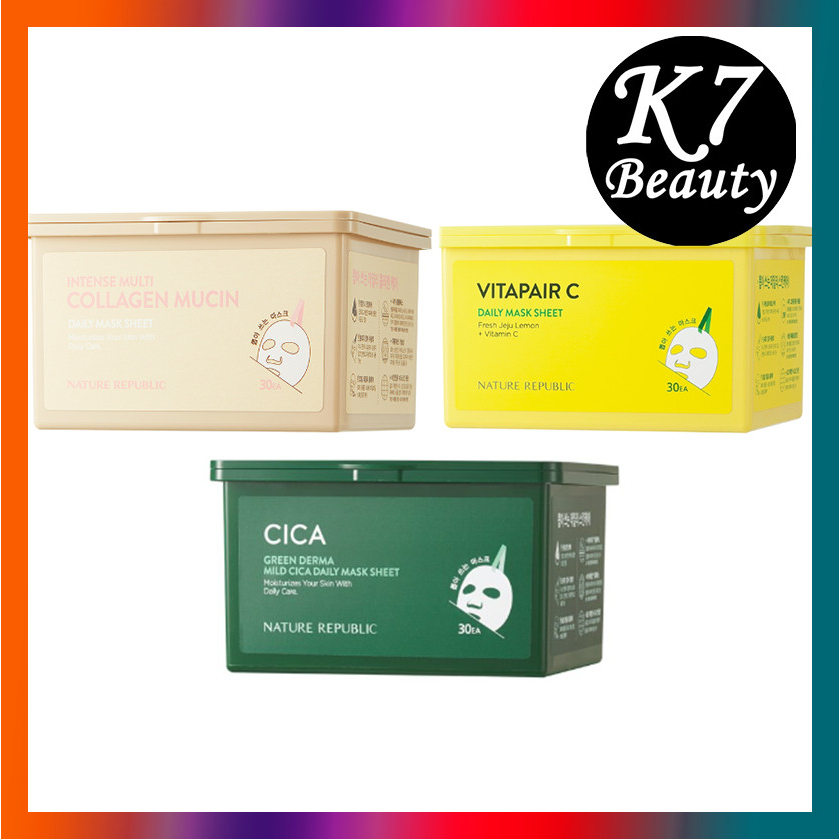 [Nature Republic] Daily Mask Sheet 30 Sheets (350ml) Shopee Malaysia