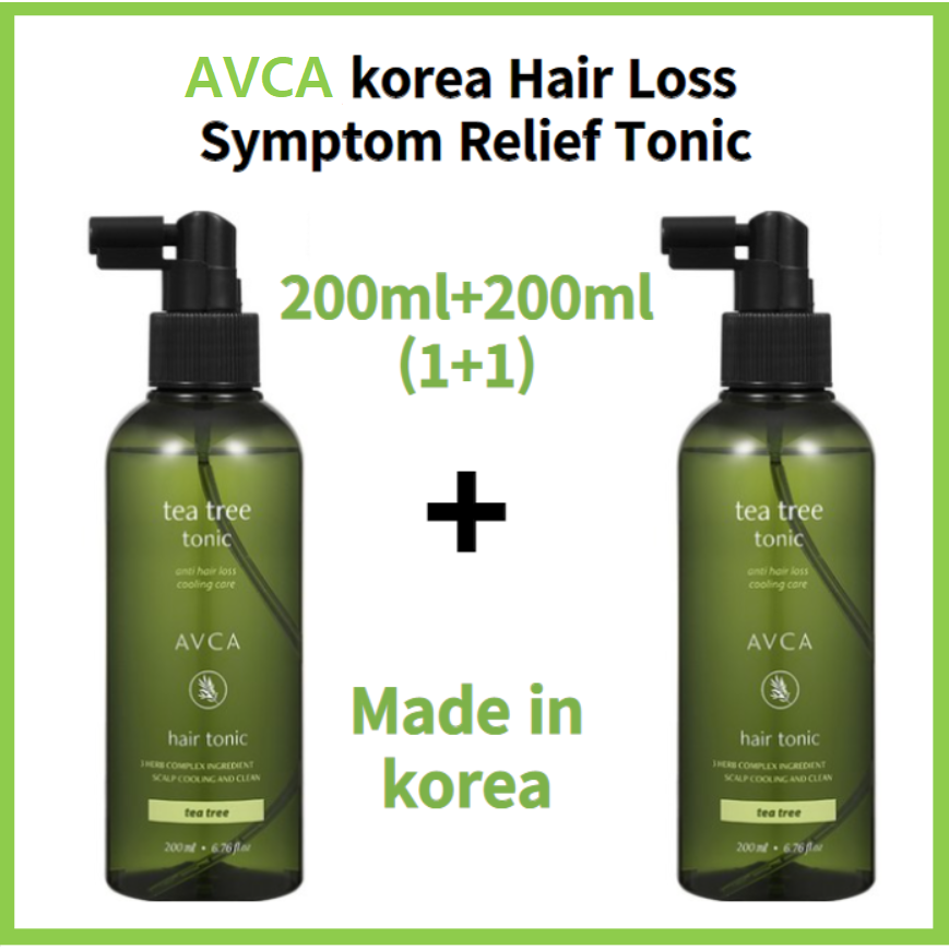 AVCA korea Hair Loss Symptom Relief Tonic (1+1) 200ml+200ml 2set Tea