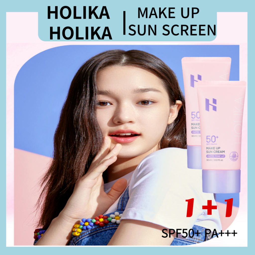[HOLIKA HOLIKA] 2023 MAKE UP MATTE Renewal SUN SCREEN 1+1 SPF50+ PA