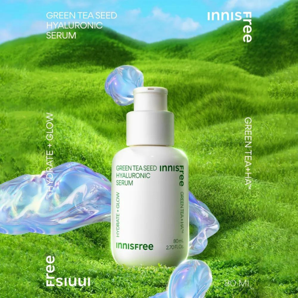 Innisfree Green Tea Seed Hyaluronic Serum 80ml (2023 Renewal) Shopee