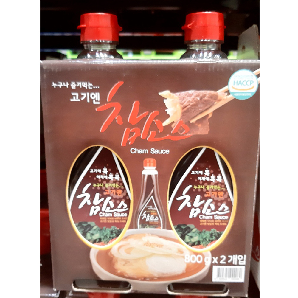 WOORI CHAM SAUCE Korean BBQ Soy Sauce 800g x 2pcs Shopee Malaysia