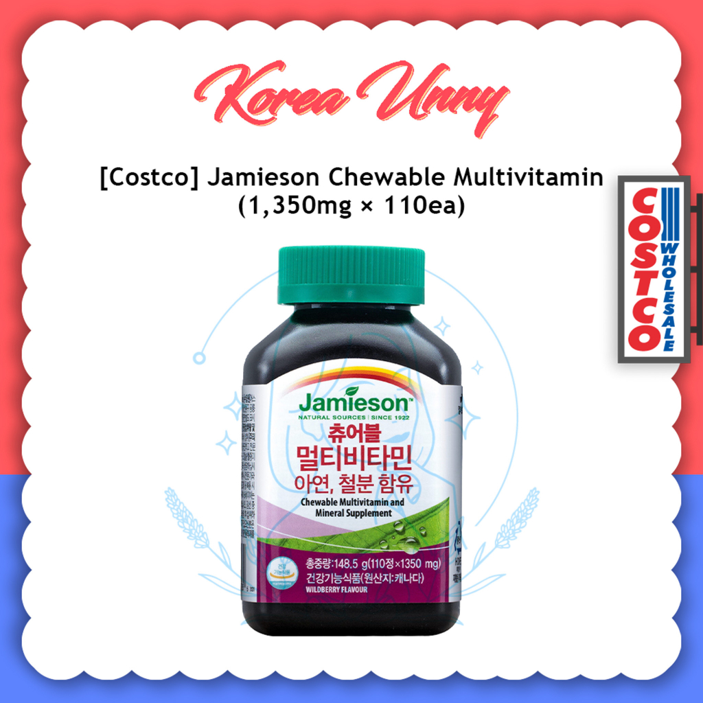 [Costco] Jamieson Chewable Multivitamin 1350mg x 110 Capsules Shopee Malaysia