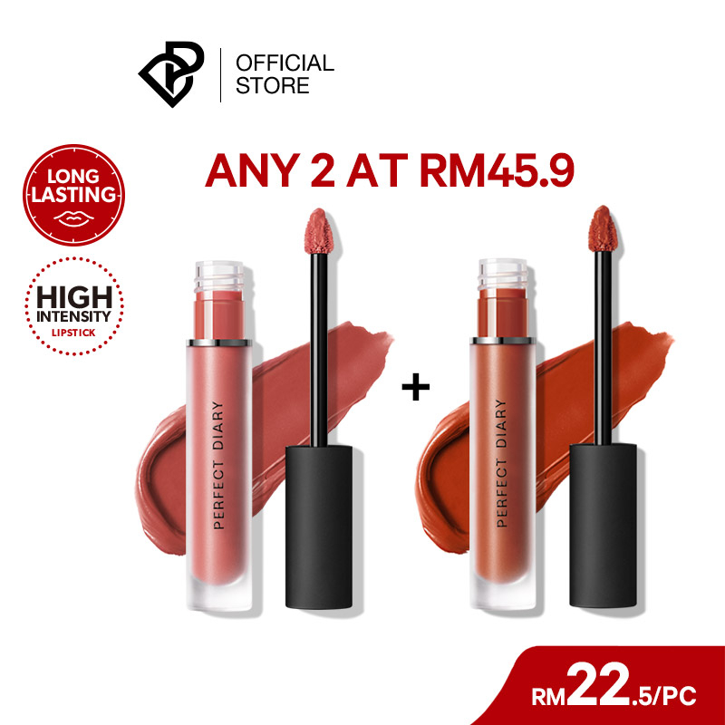 Perfect Diary Liptint Matte Liquid Lip Tint DreamMatte Lipstick ...