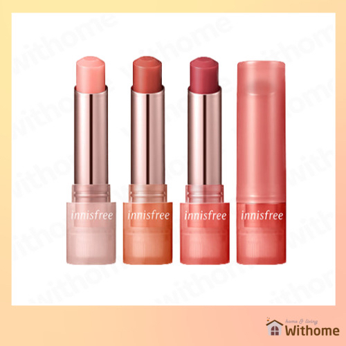 [Innisfree] Dewy Tint Lip Balm 3.2g 5 Colors Baby Pink / Melon Coral / Love Beige / Rose Brick