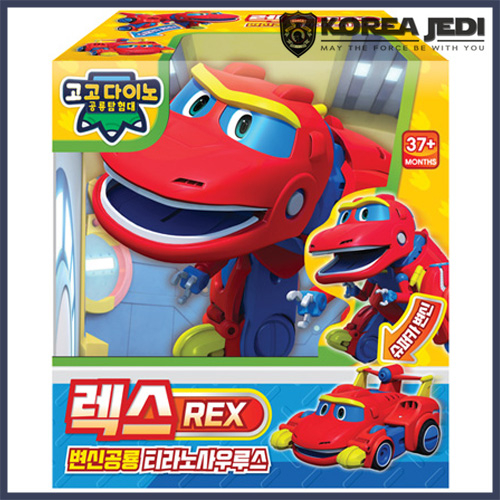 GOGO DINO - REX Tyranno Transformer Robot Play Set Red Sports Car ...