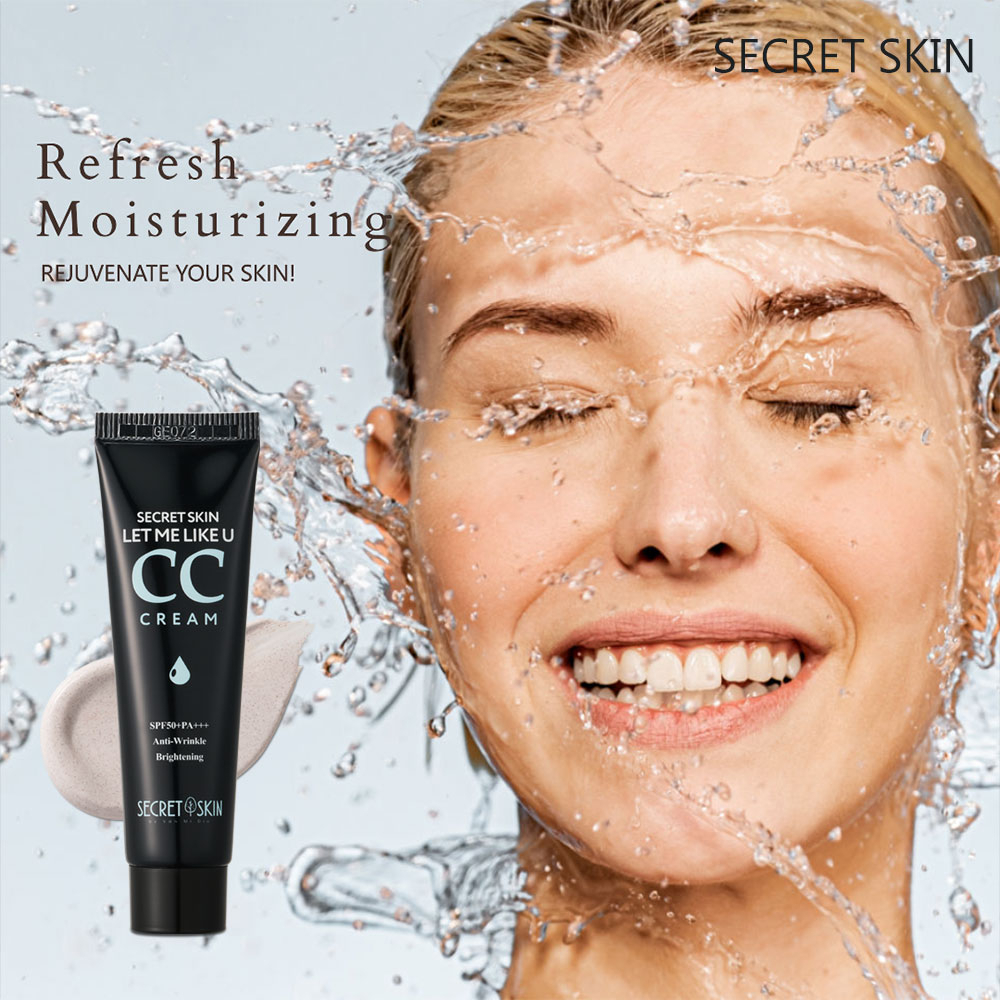 SECRET SKIN Moisturizing All in One CC Cream 30ml Hyaluron Brightening ...