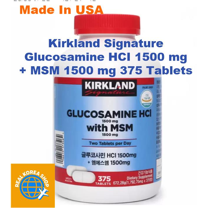 Kirkland Glucosamine, Kirkland Signature Glucosamine HCI 1500 mg + MSM