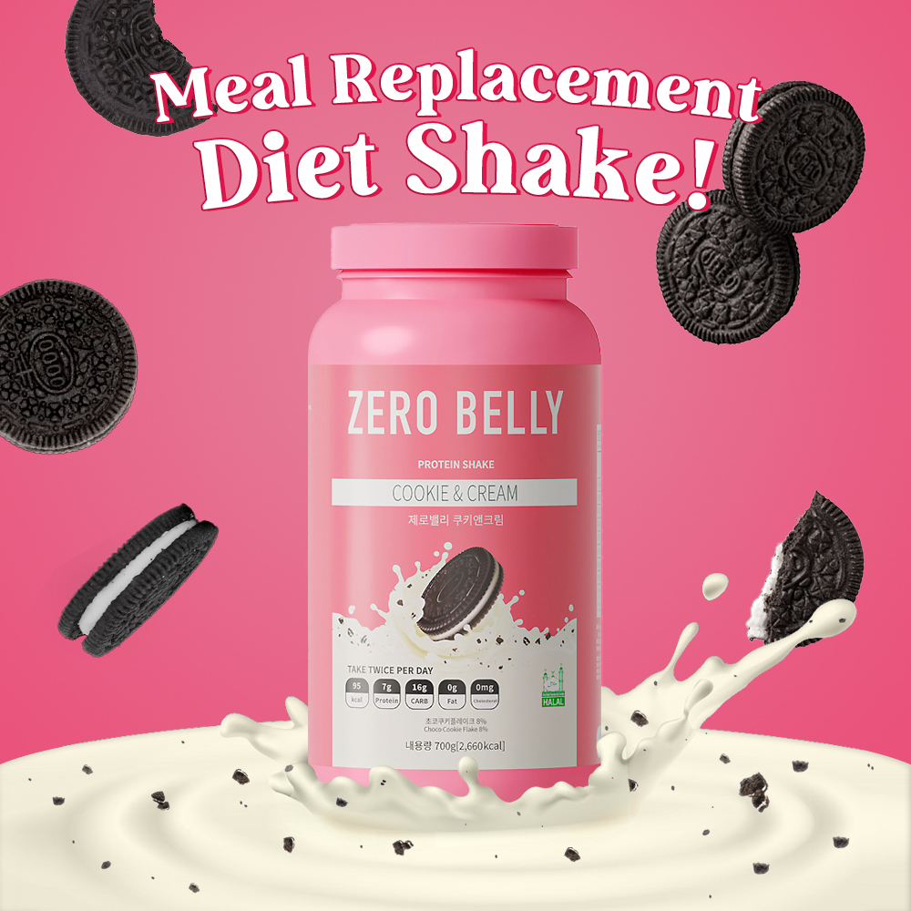[ZEROBELLY] Halal Protein Powder Meal replacement Diet Shake 28days