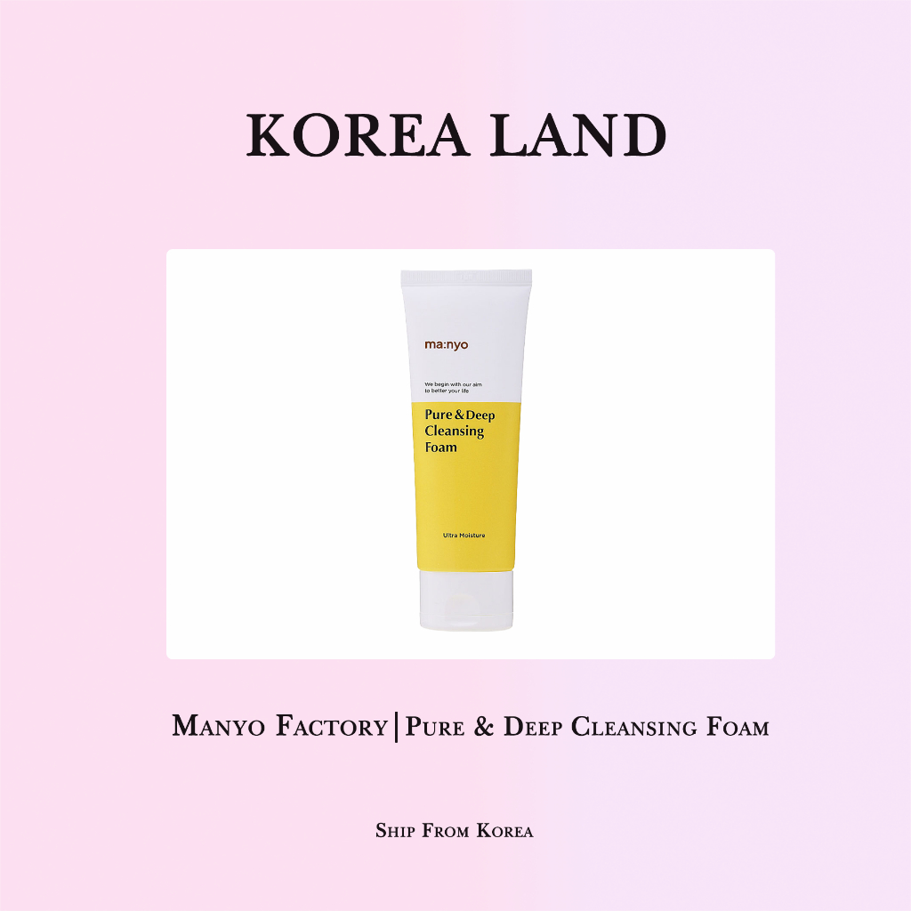Ma:nyo Pure&Deep Cleansing Foam – Nettoyant Visage Moussant Purifiant 200 Ml – Neuf En Emballage D'origine