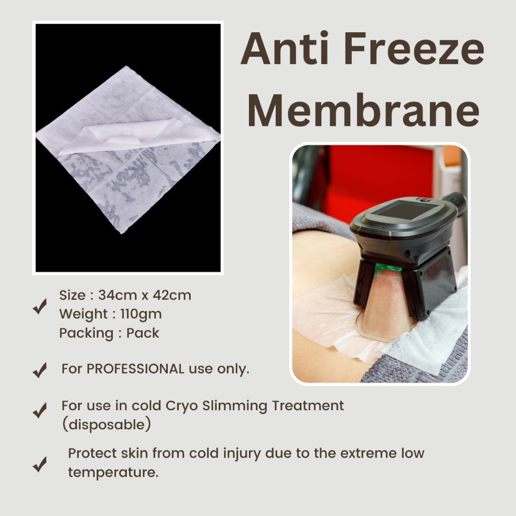 Lot 10 Membranes Cryolipolyse Taille L 34x42 Cm 120g - Antigel Jetables