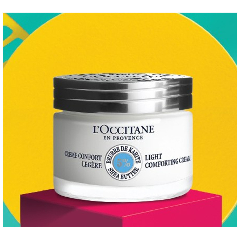 L'Occitane Shea Light Comforting Cream France Facial Moisturizer 50ml
