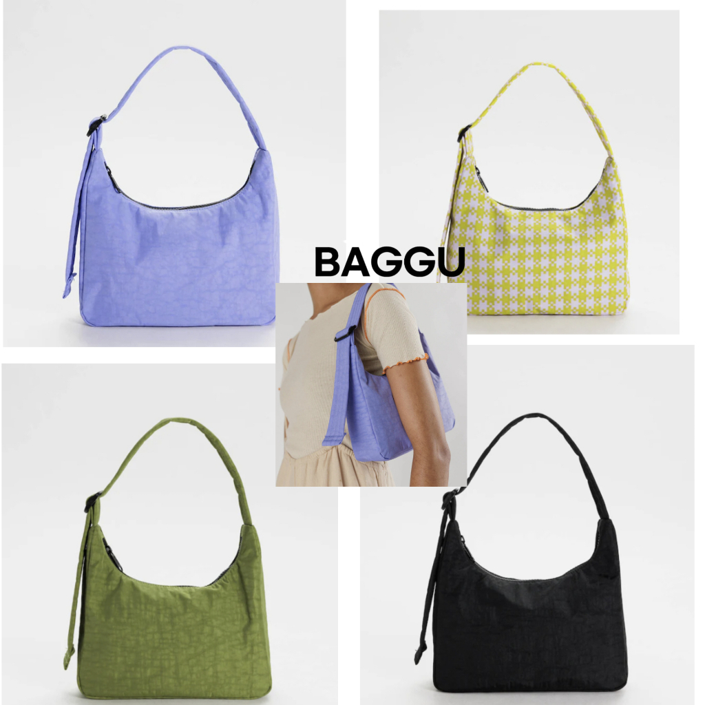 BAGGU Mini Nylon Shoulder HOBO Bag Shopee Malaysia