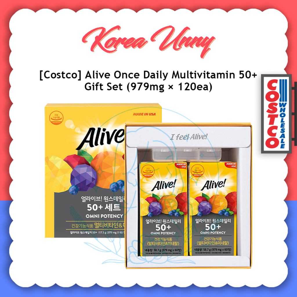[Costco] Alive Once Daily Multivitamin 50+ Gift Set Shopee Malaysia