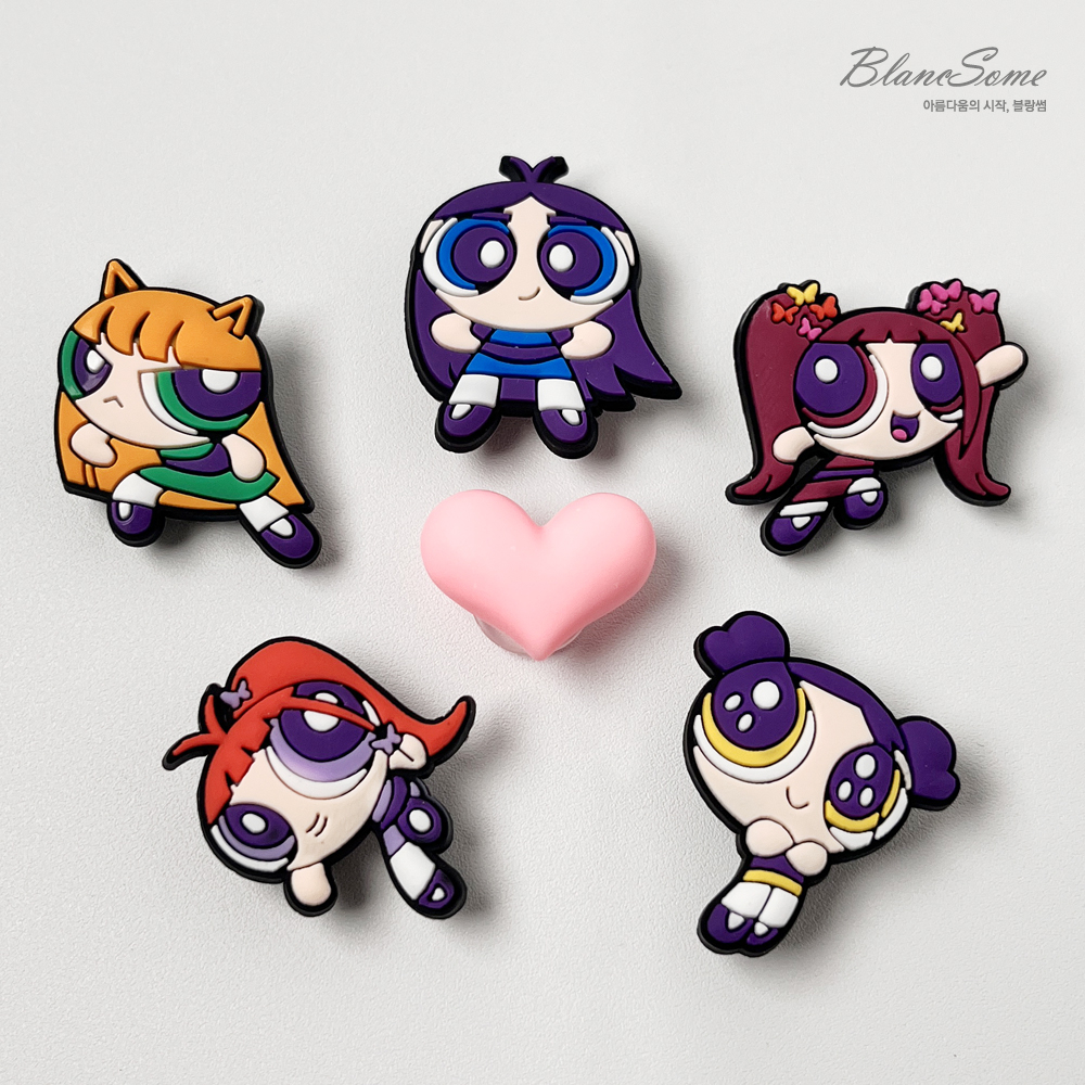 New Jeans X powerpuff girl character CROCS JIBBITZ Shopee Malaysia