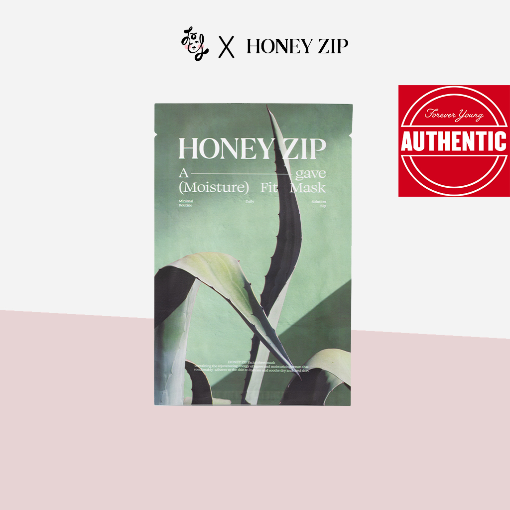 [Honey Zip] Honey Zip Agave Moisture Fit Mask 30g | Shopee Malaysia