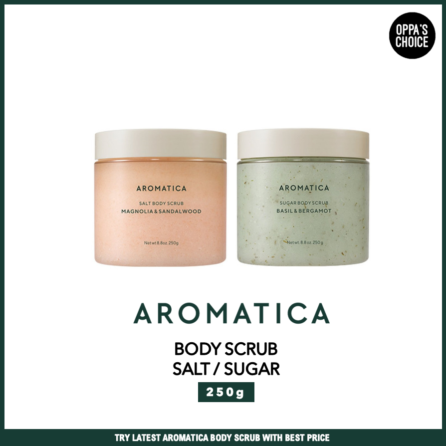 (NEW) AROMATICA BODY SCRUB(SALT/SUGAR) 250g Shopee Malaysia
