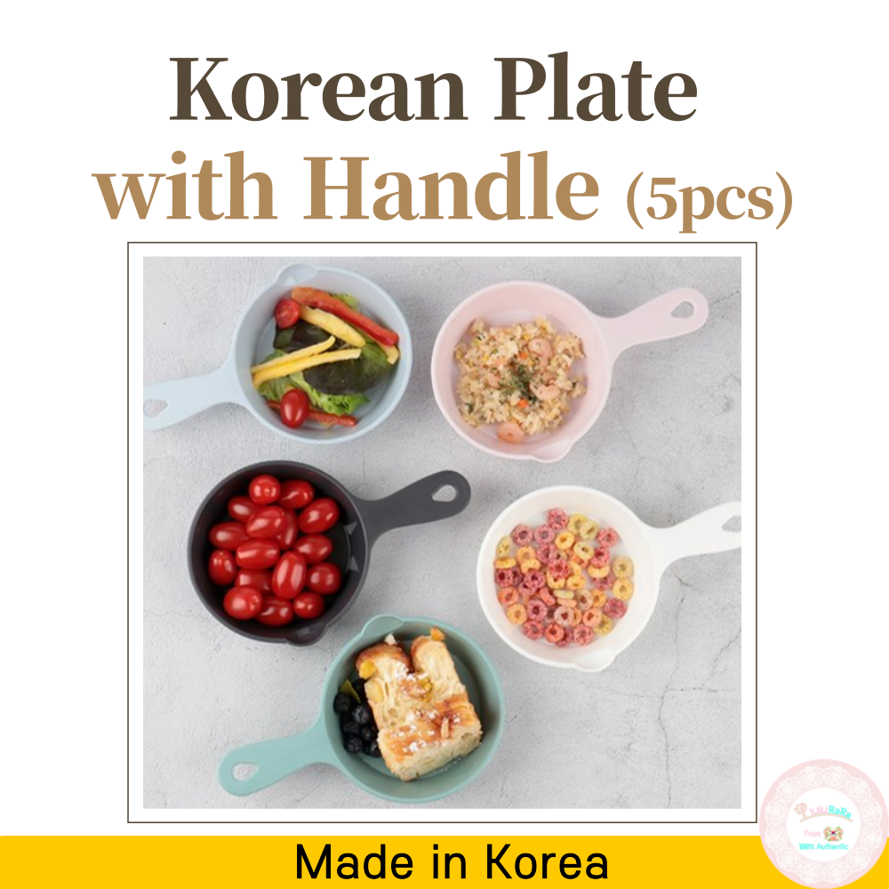 Korean Plates with Handle Dinnerware Tableware Korean Dish Individual Plate Camping Plate