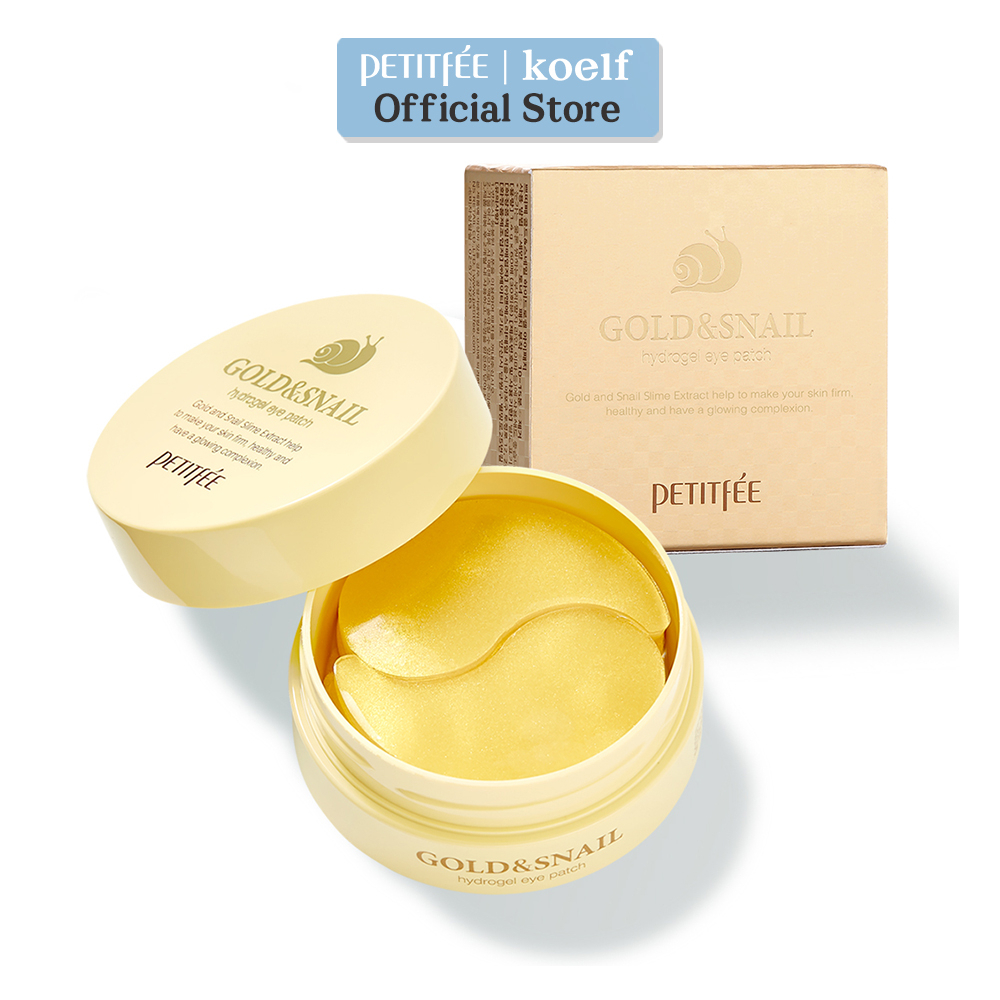 [Petitfee Official] Petitfee Gold & Snail Hydrogel Eye Mask (1.4g x 60