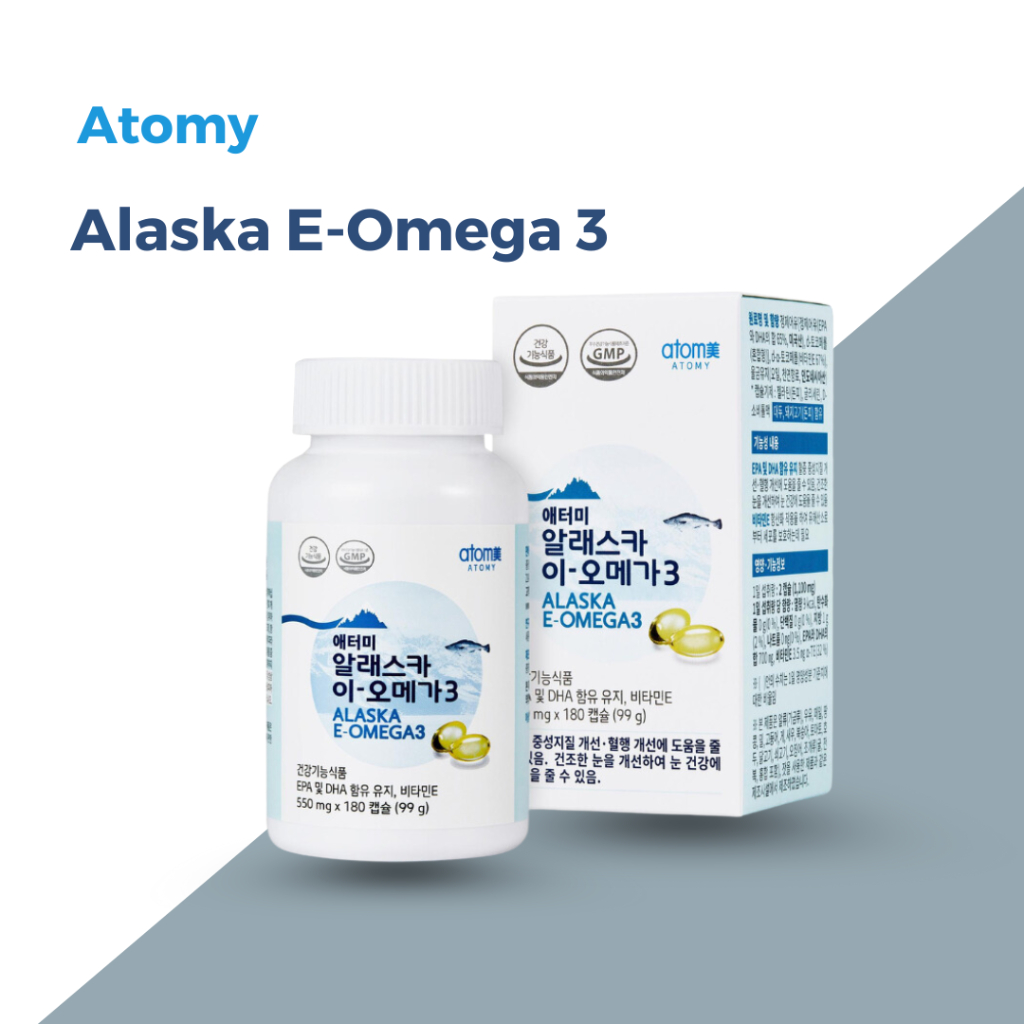 Atomy Alaska EOmega 3 550mg x 180 capsules Shopee Malaysia