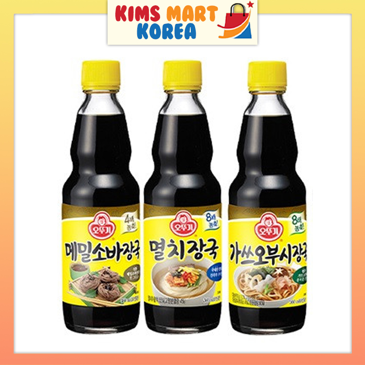 Ottogi Buckwheat Soba Sauce, Katsuo Broth, Kelp Stock Dasima Korean ...