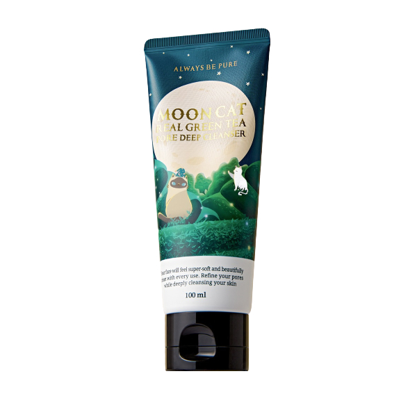 [Always be Pure] Mooncat Real Green Tea Pore Deep Cleanser 100ml ...