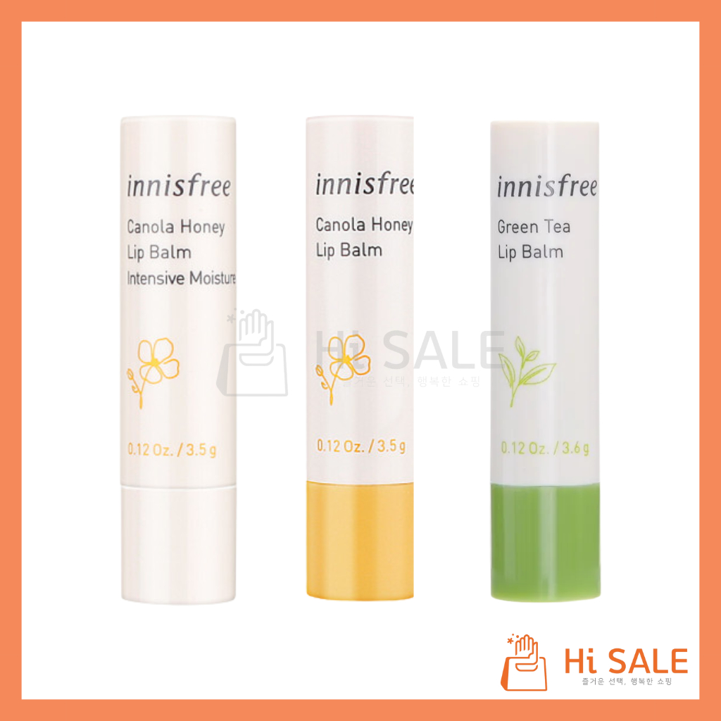 INNISFREE Canola Honey Lip Balm 3TYPES / Normal, Intensive Moisture