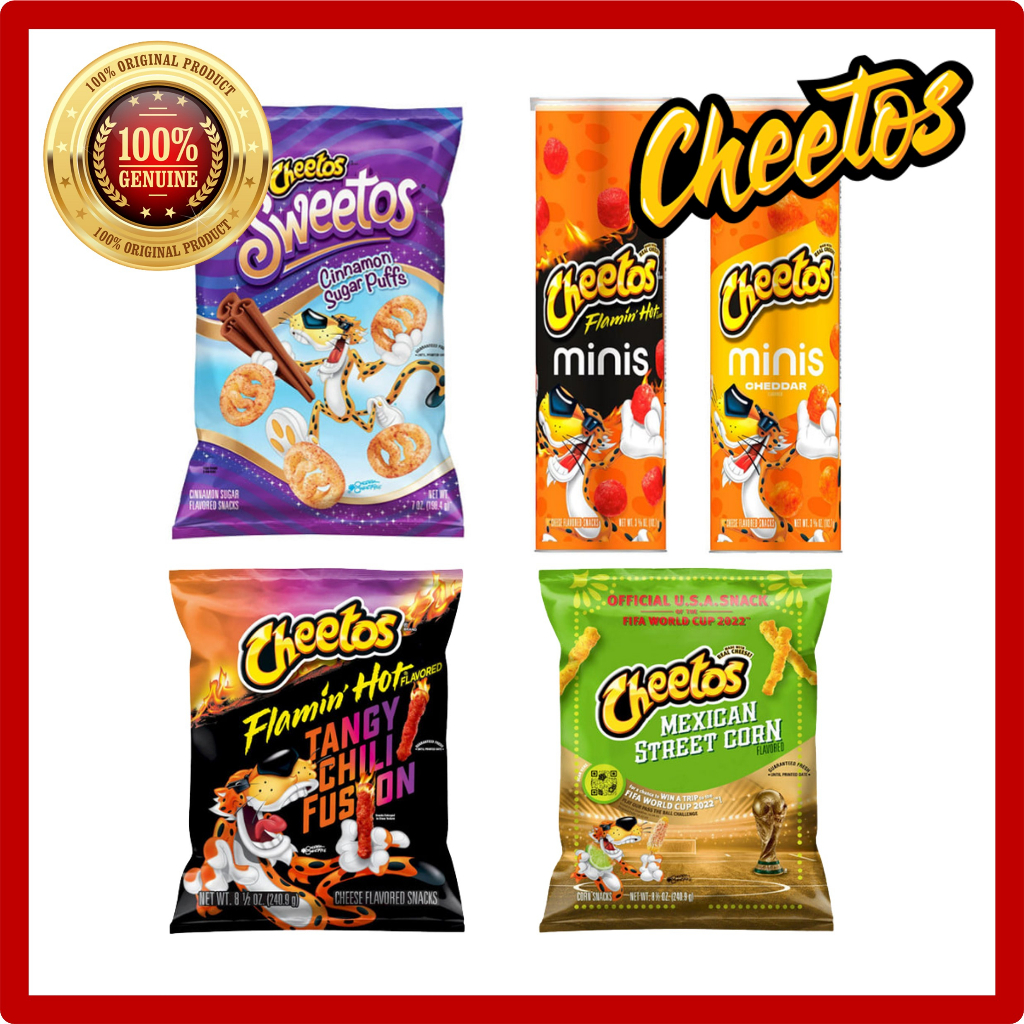 [Cheetos] New Vesion Cheetos / Sweetos Cinnamon Sugar Puffs Flamin' Hot