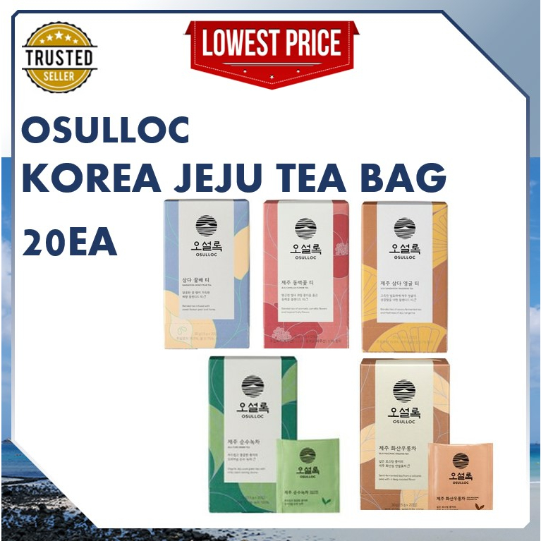 Osulloc Korea Jeju Tea 20 Tea Bag Samda Honey Pear Tea Jeju