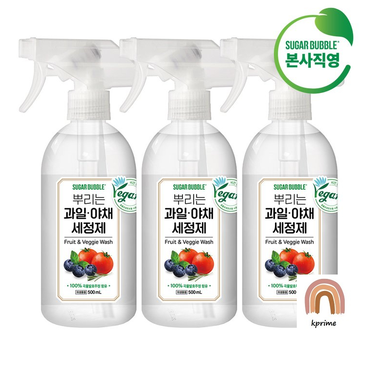 [KPRIME] SUGAR BUBBLE Ecofriendly Fruit and Vegetable Cleaning Agent