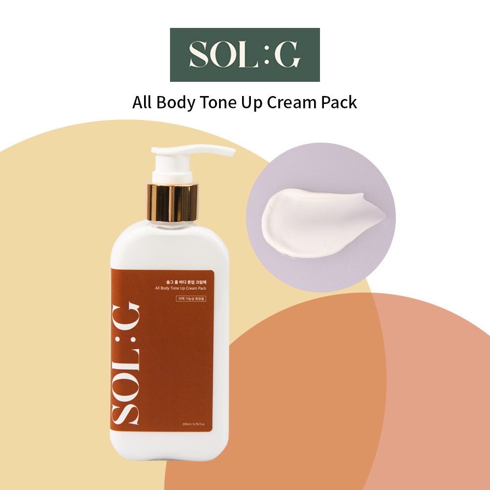 [SolG] All body Tone Up Cream Pack 200ml Shopee Malaysia