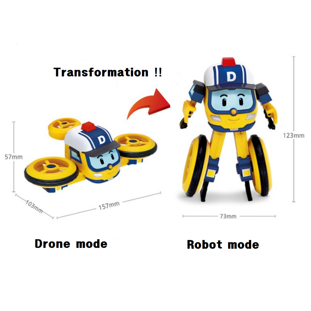Bucky Robot Car Poli Personaggi Robocar Poli Robot Da
