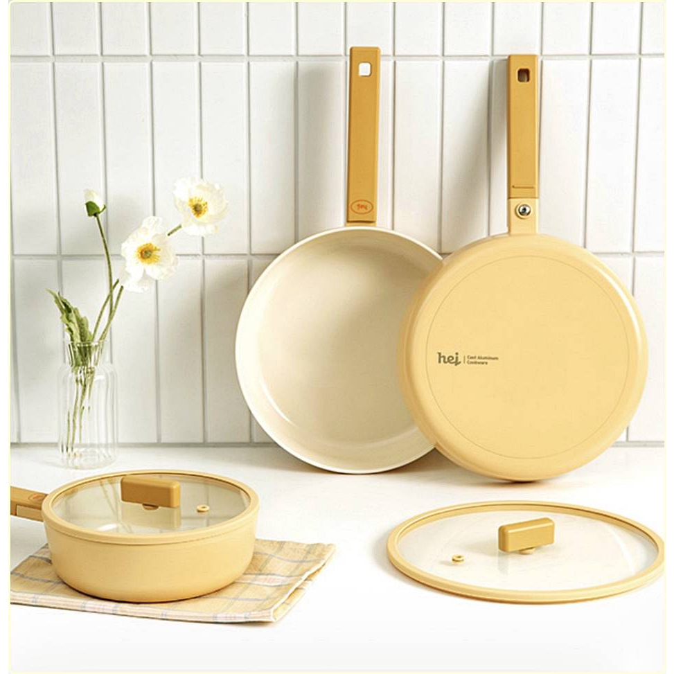 [Made in Korea] Neoflam Hei Full Induction IH Heating Wok/ Frying Pan
