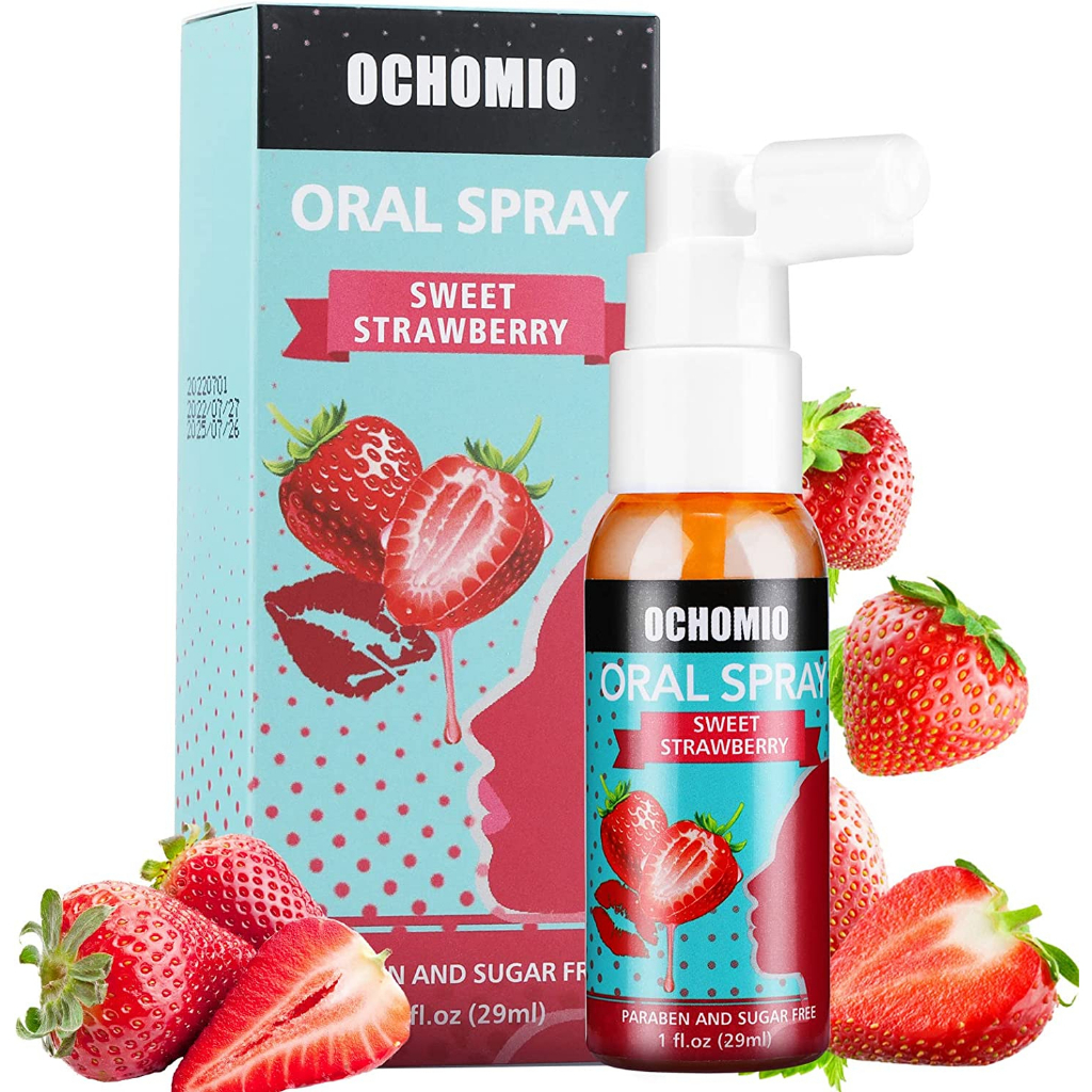 Ochomio Deep Throat Numbing Spray Strawberry Flavored For Deep