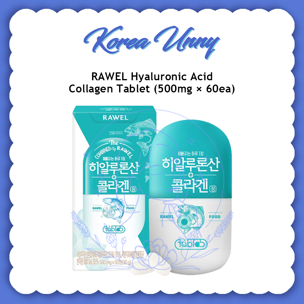 RAWEL Hyaluronic acid collagen tablet (500mg x 60ea) Shopee Malaysia