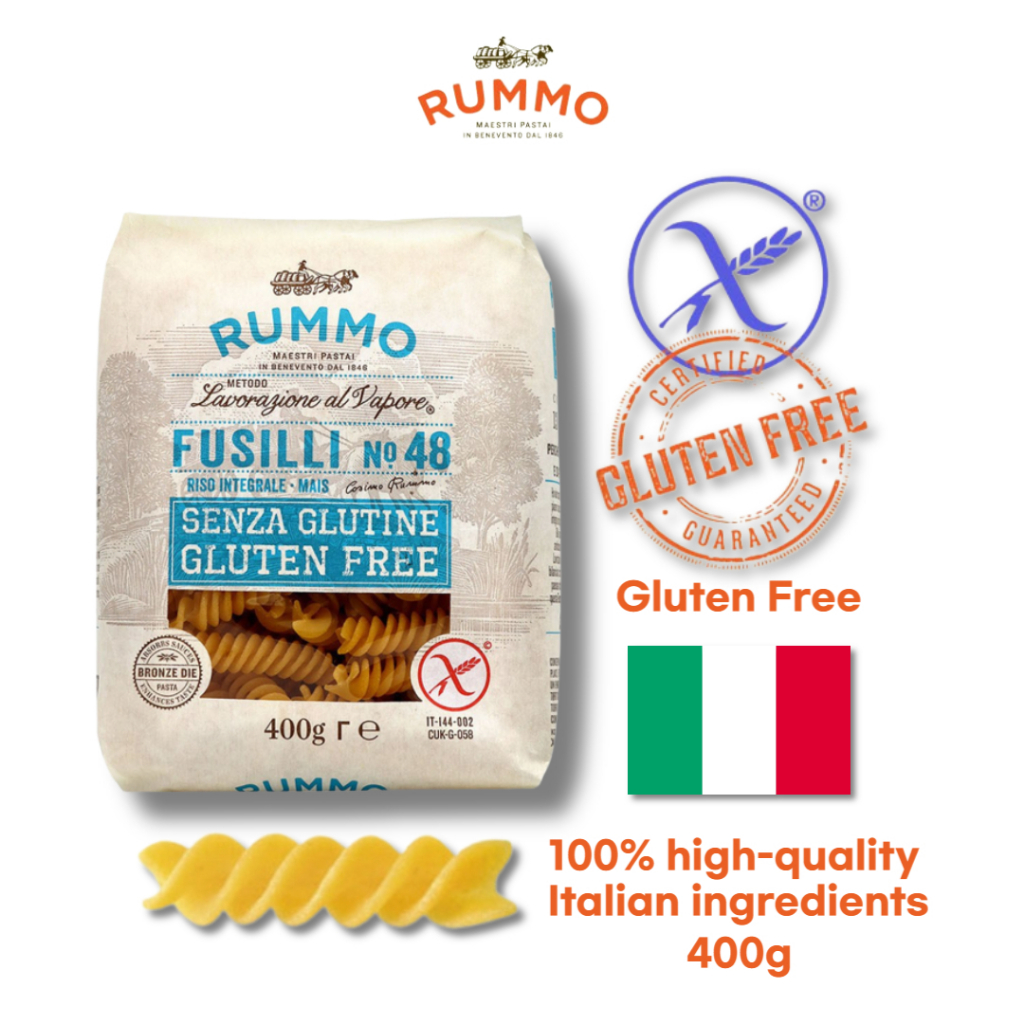 Rummo gluten free Italian pasta Protein Content Noodles 400g Shopee